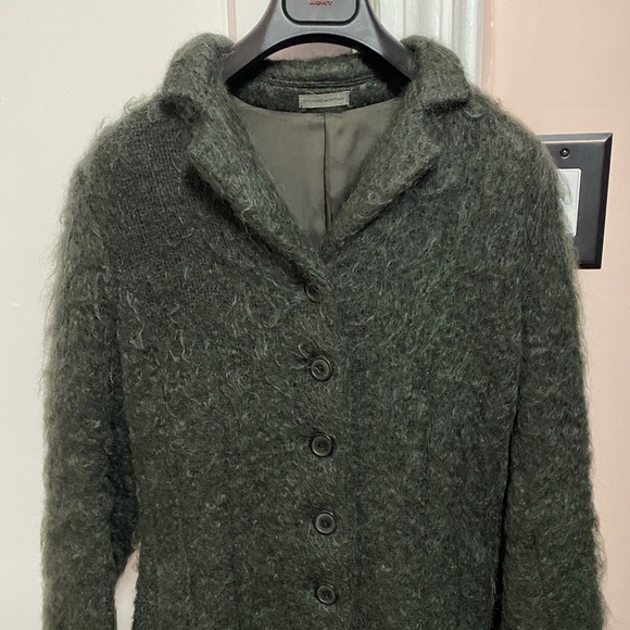 Stefano Mortari MOHAIR Pea Coat Size 44 ITALY - Picture 7 of 7